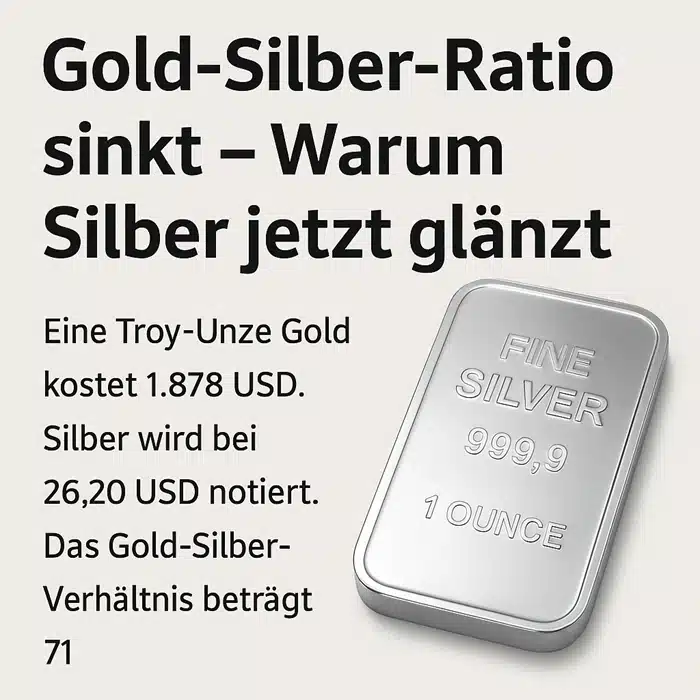 Warum Silber jetzt glänzt